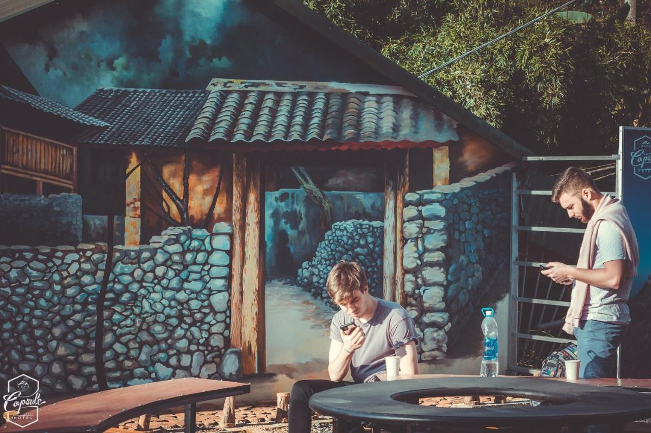Sapa Capsule Hotel Bagian luar foto