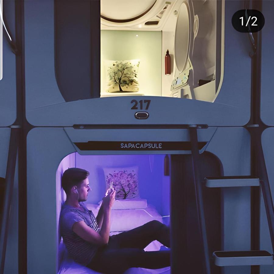 Sapa Capsule Hotel Bagian luar foto